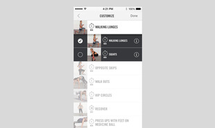 Thumb nike training club